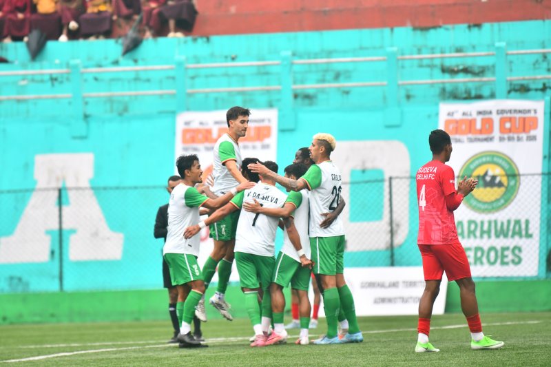 Gokulam FC celebrate