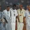 Dignitaries  at Inauguration. Hon\'ble Mayor Bindu, Adv Therambil Ramakrishnan, MLA, Hon\'ble Kerala Legislative Assembly Speaker K Radhakrishnan and Sri Jose Alukka with DFA President ML George and Secretary MP Paul