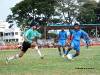J&K keeper charging for the ball