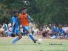 Jammu Kashmir (in Orange) and Madhya Pradesh (in Blue) played out for a 1:1 draw in the opening day at the 63rd Santosh trophy