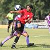 Sushanth Mathew Mahindra United against Chirag United
